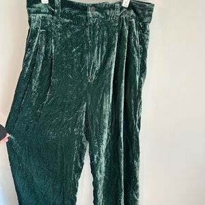 Velvet green Madewell pants size 6.